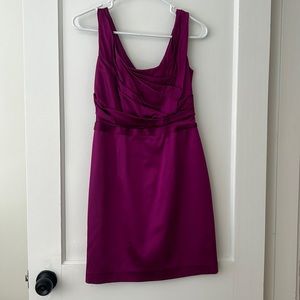 Elie Tahari Purple Satin Dress Size 2